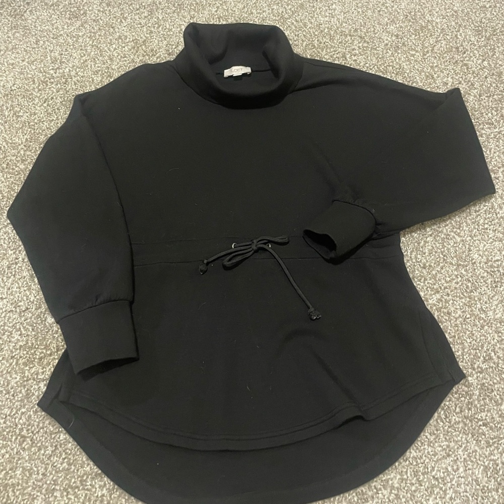 LOFT Black Cowl Neck Sweater